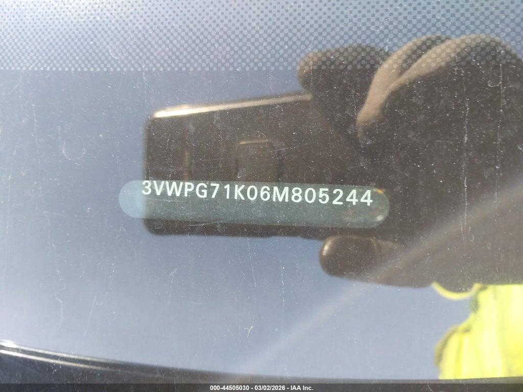 3VWPG71K06M805244 2006 VOLKSWAGEN JETTA photo no. 11