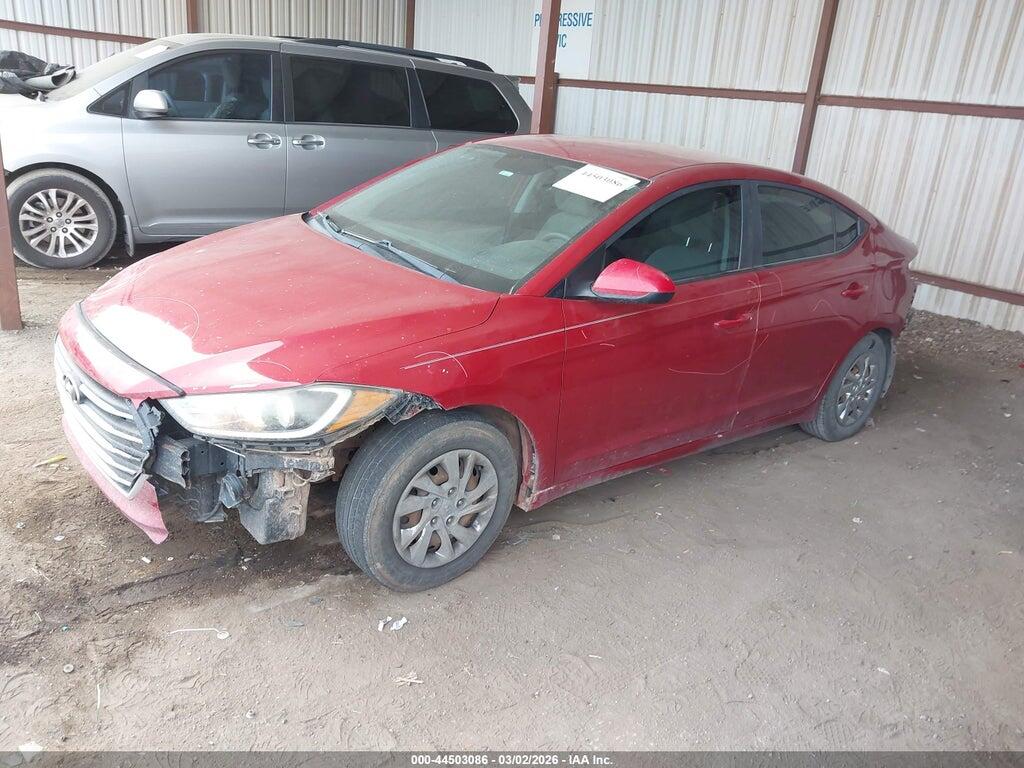 KMHD74LF3JU612283 2018 HYUNDAI ELANTRA photo no. 2