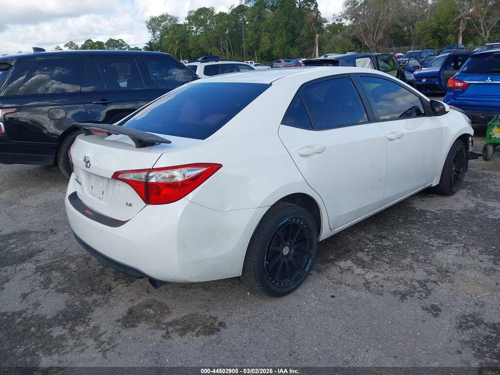 2T1BURHE0FC445225 2015 TOYOTA COROLLA photo no. 4