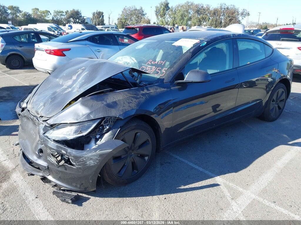 5YJ3E1EA3SF053155 2025 TESLA MODEL 3 photo no. 2