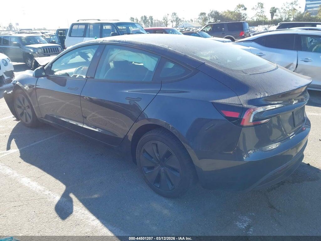 5YJ3E1EA3SF053155 2025 TESLA MODEL 3 photo no. 3