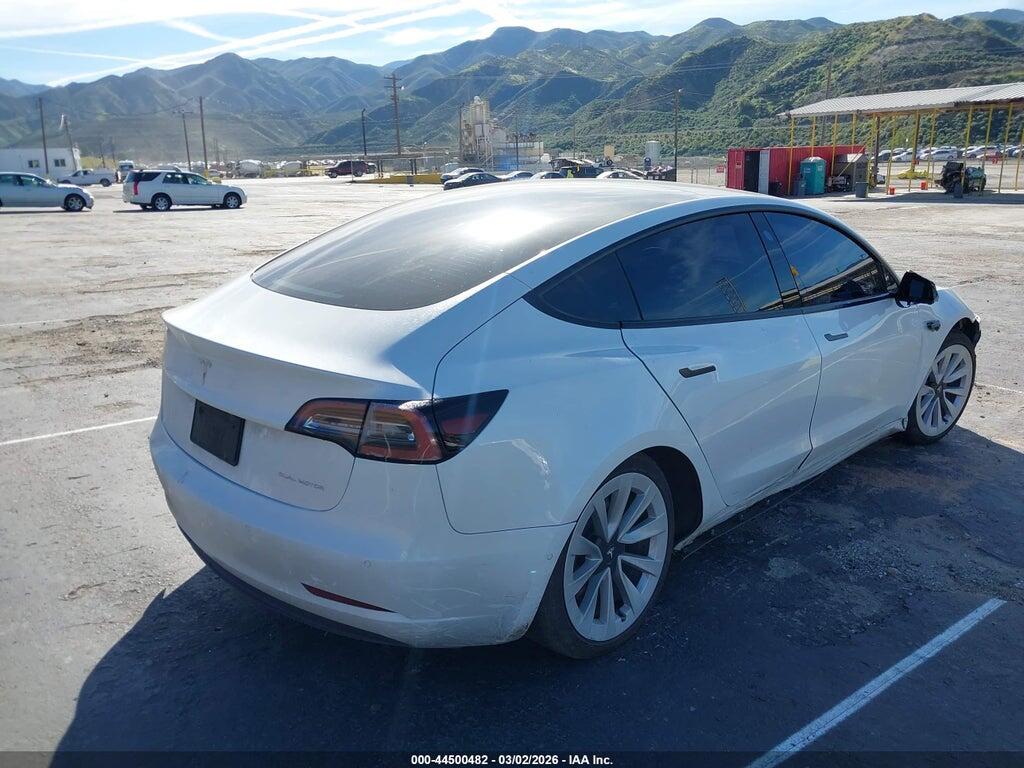 5YJ3E1EB2MF075949 2021 TESLA MODEL 3 photo no. 4