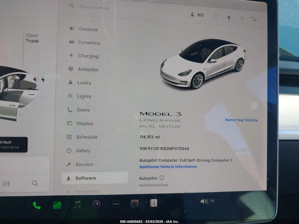 5YJ3E1EB2MF075949 2021 TESLA MODEL 3 photo no. 7
