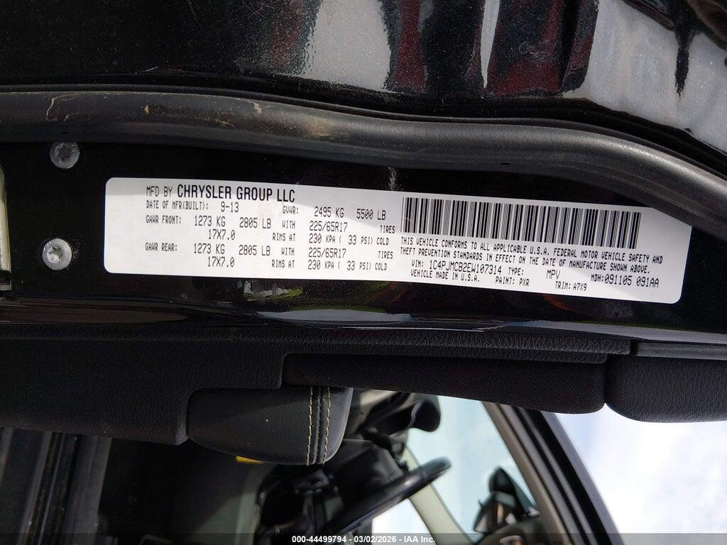 1C4PJMCB2EW107314 2014 JEEP CHEROKEE photo no. 9