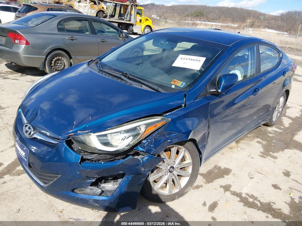 KMHDH4AEXFU250919 2015 HYUNDAI ELANTRA photo no. 2
