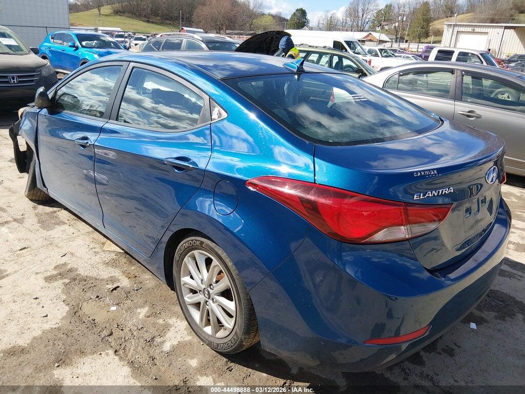 KMHDH4AEXFU250919 2015 HYUNDAI ELANTRA photo no. 3