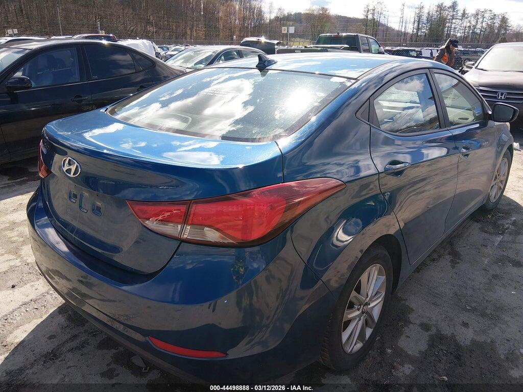 KMHDH4AEXFU250919 2015 HYUNDAI ELANTRA photo no. 4
