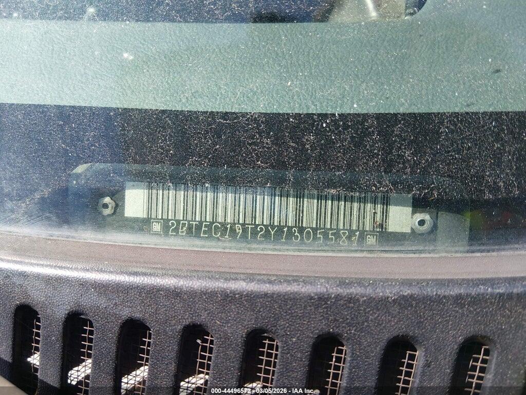 2GTEC19T2Y1305581 2000 GMC SIERRA 1500 photo no. 9