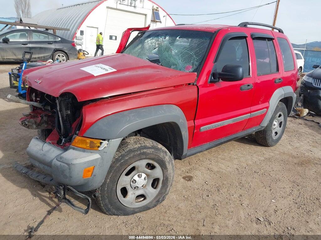 1J4GL48K35W599509 2005 JEEP LIBERTY photo no. 2