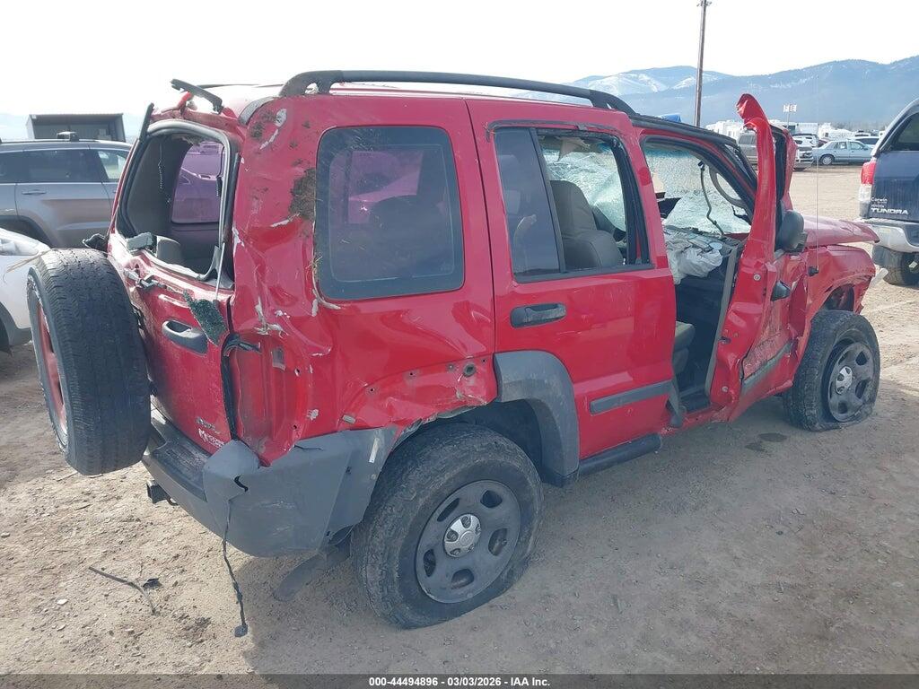 1J4GL48K35W599509 2005 JEEP LIBERTY photo no. 4