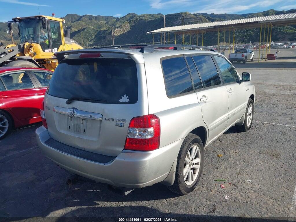 JTEGW21A370021995 2007 TOYOTA HIGHLANDER HYBRID photo no. 4