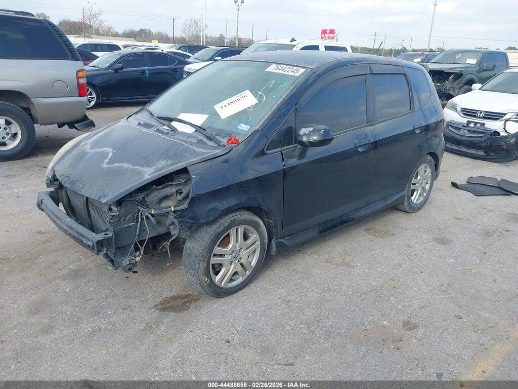 JHMGD38617S033387 2007 HONDA FIT photo no. 2