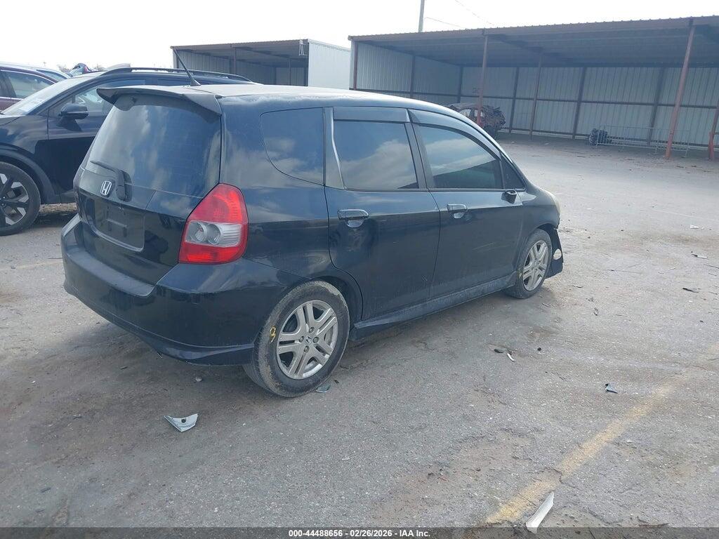 JHMGD38617S033387 2007 HONDA FIT photo no. 4