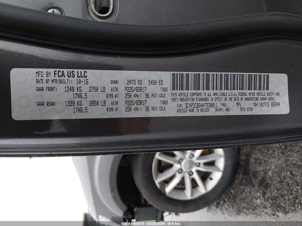 3C4PDCBG4HT530811 2017 DODGE JOURNEY photo no. 9
