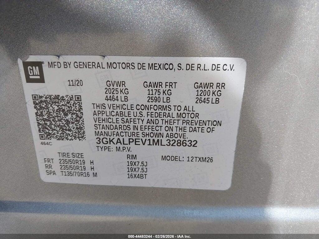 3GKALPEV1ML328632 2021 GMC TERRAIN photo no. 9