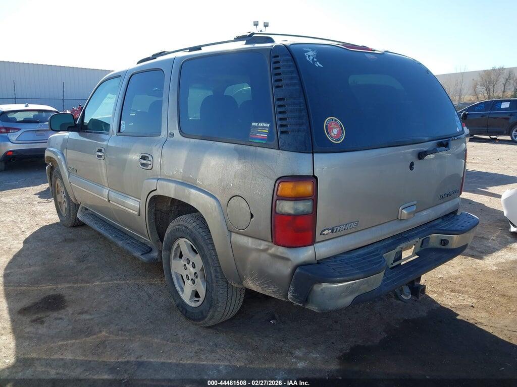 1GNEK13TX2J234422 2002 CHEVROLET TAHOE photo no. 3