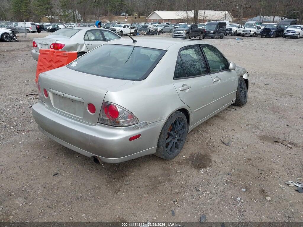 JTHBD182910015234 2001 LEXUS IS 300 photo no. 4