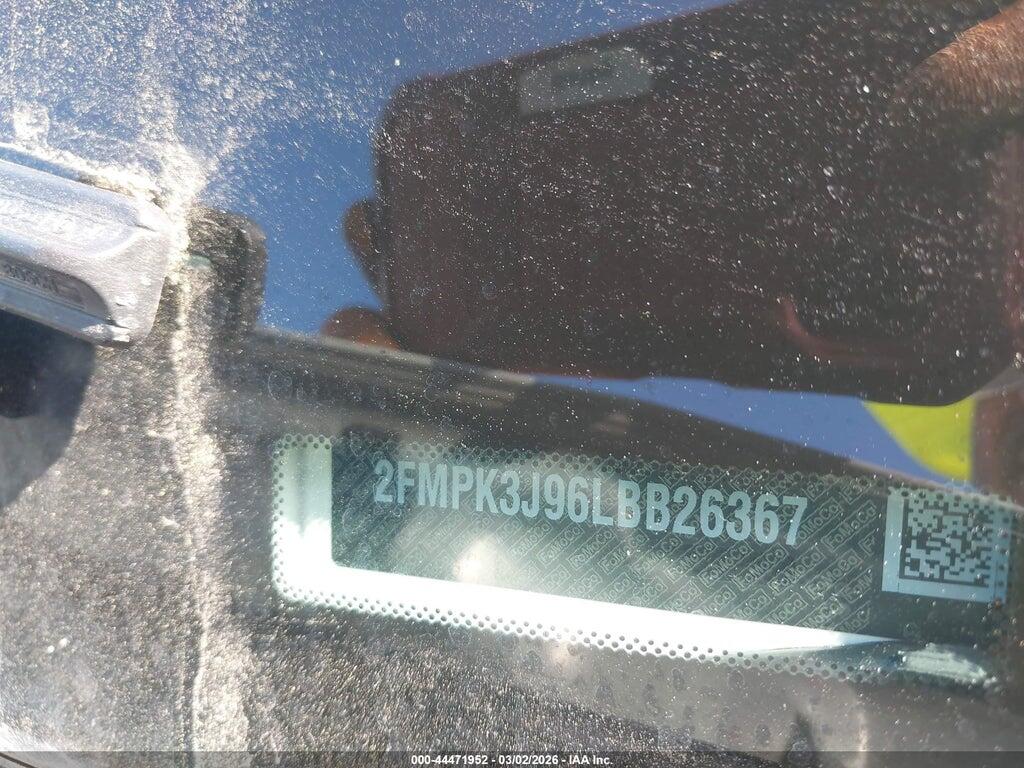 2FMPK3J96LBB26367 2020 FORD EDGE photo no. 9