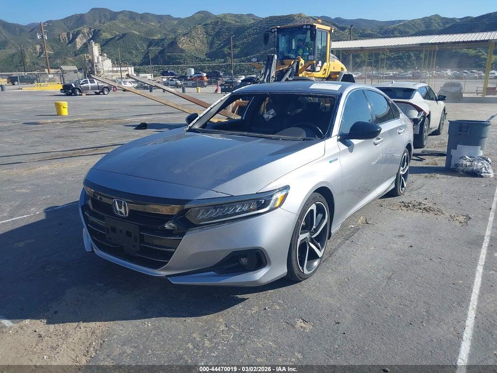 1HGCV3F29NA039780 2022 HONDA ACCORD HYBRID photo no. 2
