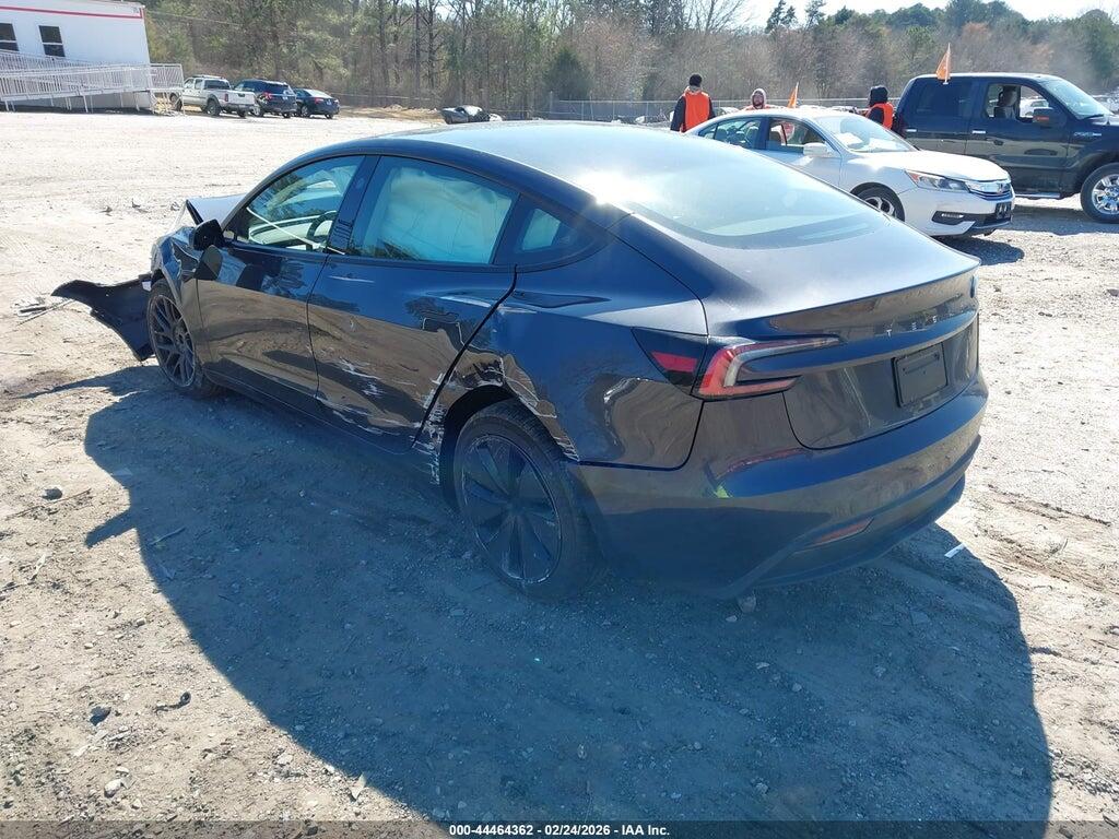 5YJ3E1EA3SF884817 2025 TESLA MODEL 3 photo no. 3
