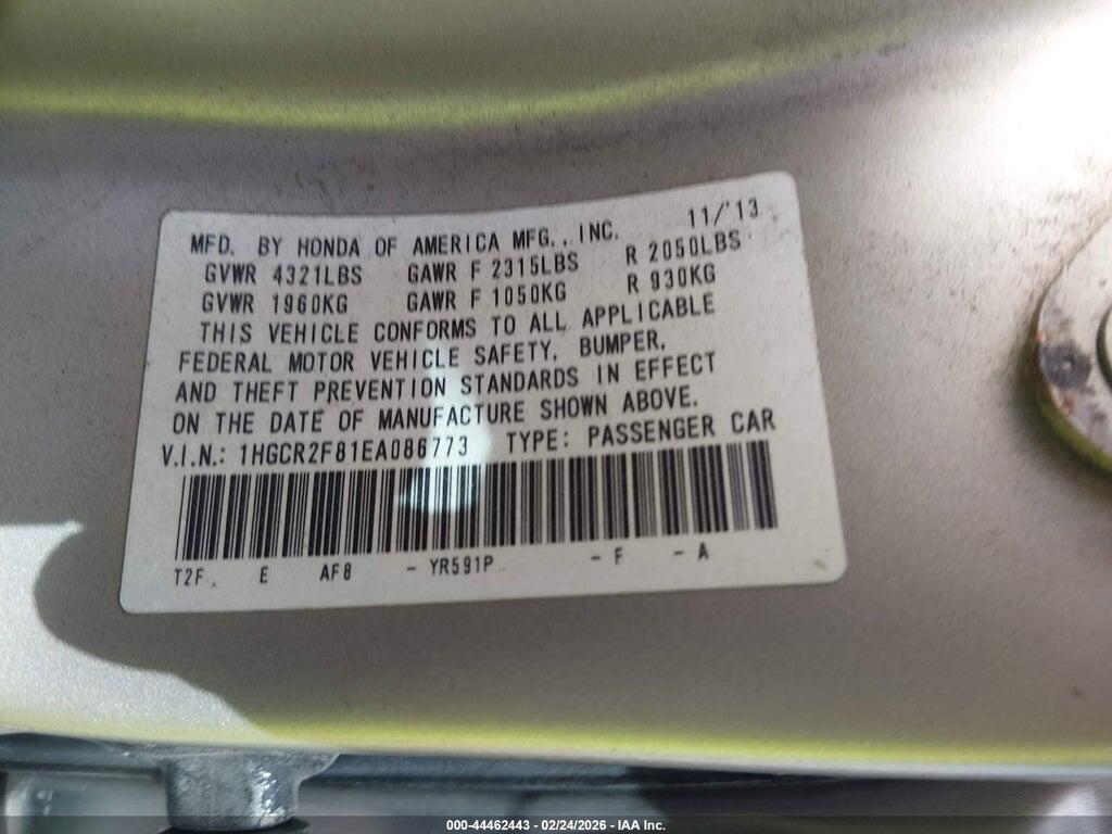 1HGCR2F81FA082773 2015 HONDA ACCORD photo no. 9