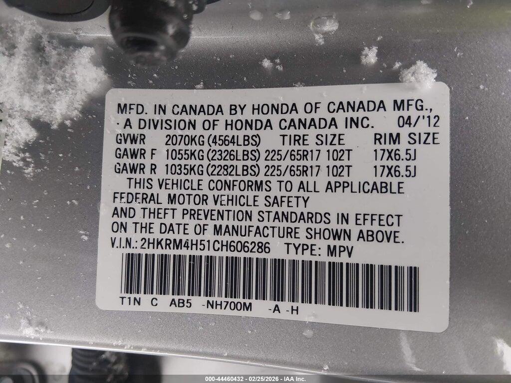 2HKRM4H51CH606286 2012 HONDA CR-V photo no. 9