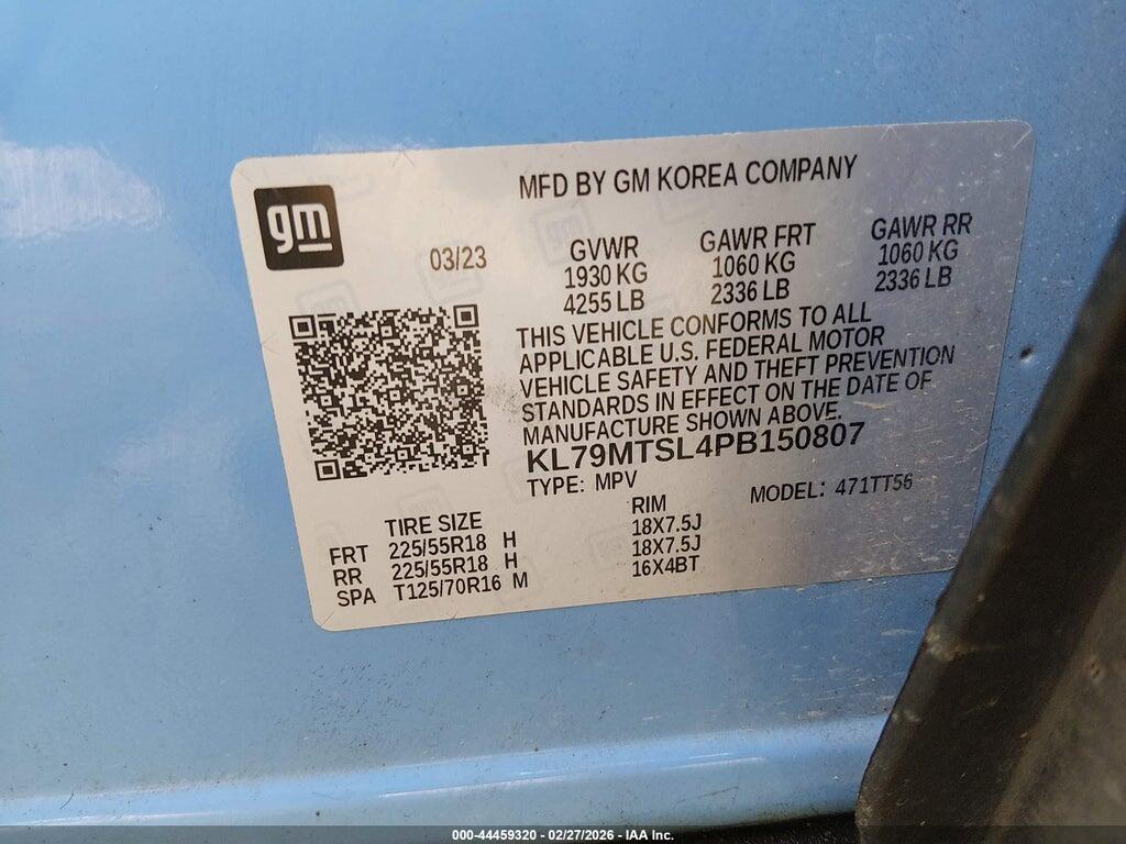 KL79MTSL4PB150807 2023 CHEVROLET TRAILBLAZER photo no. 9
