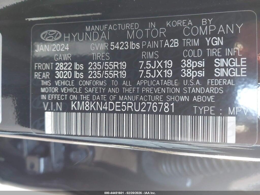 KM8KN4DE5RU276781 2024 HYUNDAI IONIQ 5 photo no. 9