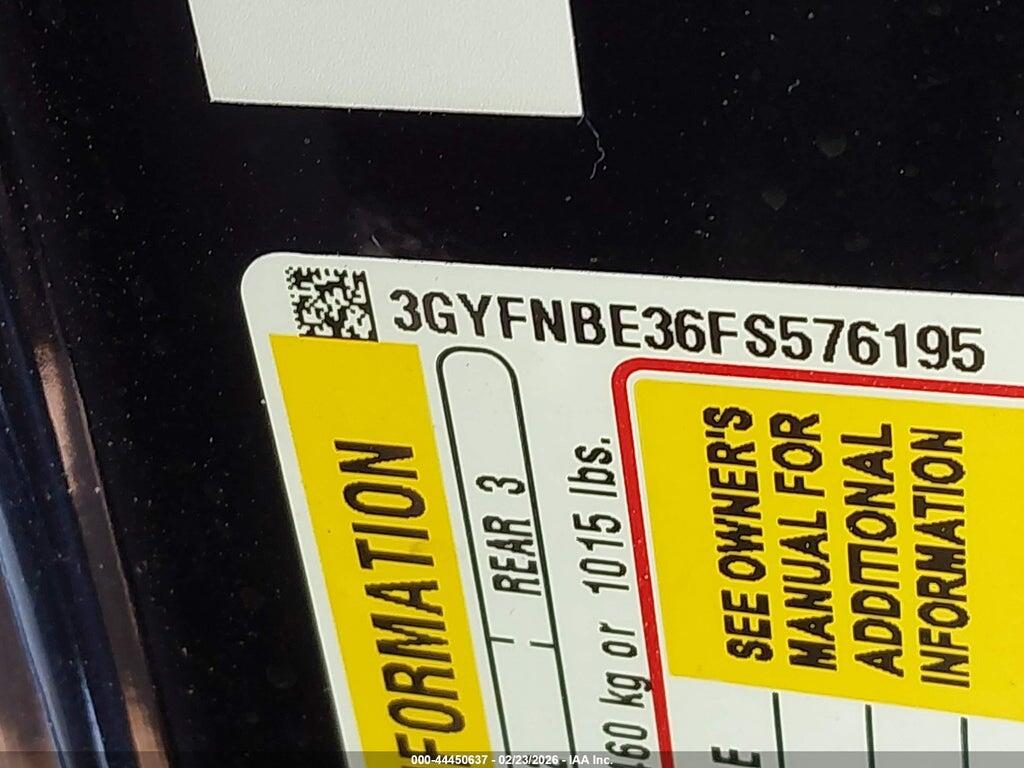 3GYFNBE36FS576195 2015 CADILLAC SRX photo no. 9