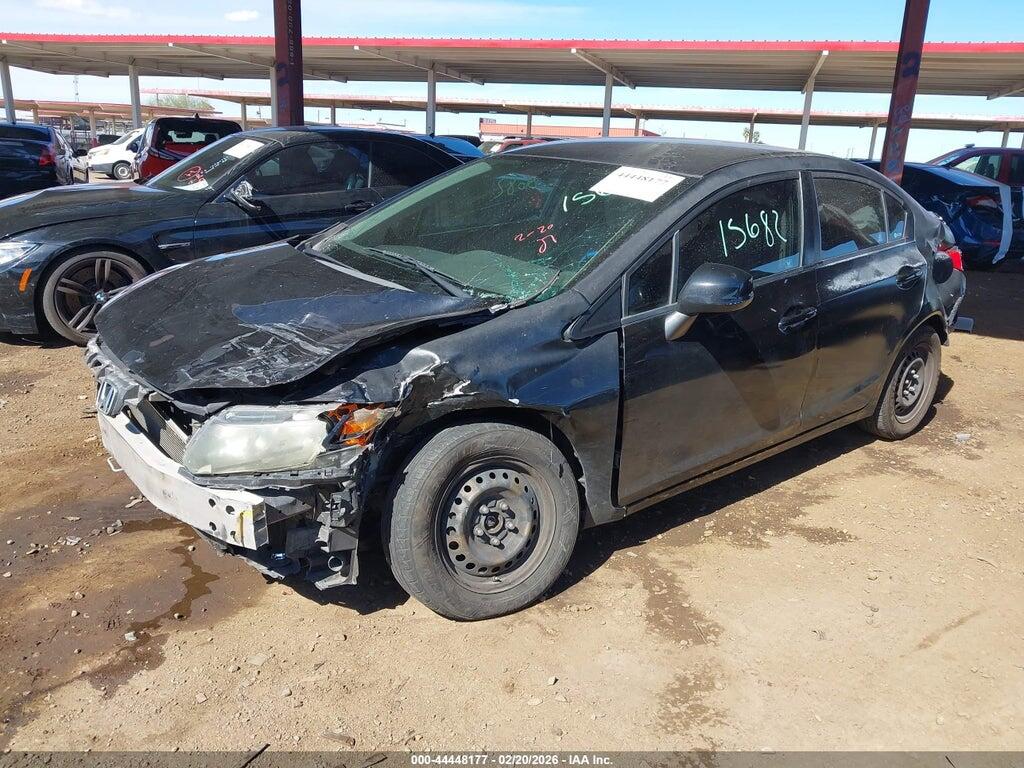2HGFB2F52CH602581 2012 HONDA CIVIC photo no. 2
