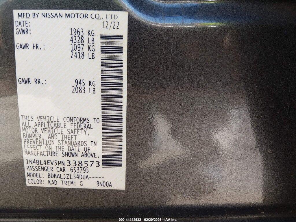 1N4BL4EV5PN338573 2023 NISSAN ALTIMA photo no. 9