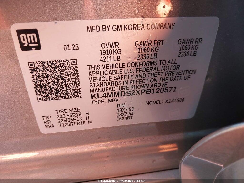 KL4MMDS2XPB120571 2023 BUICK ENCORE GX photo no. 9