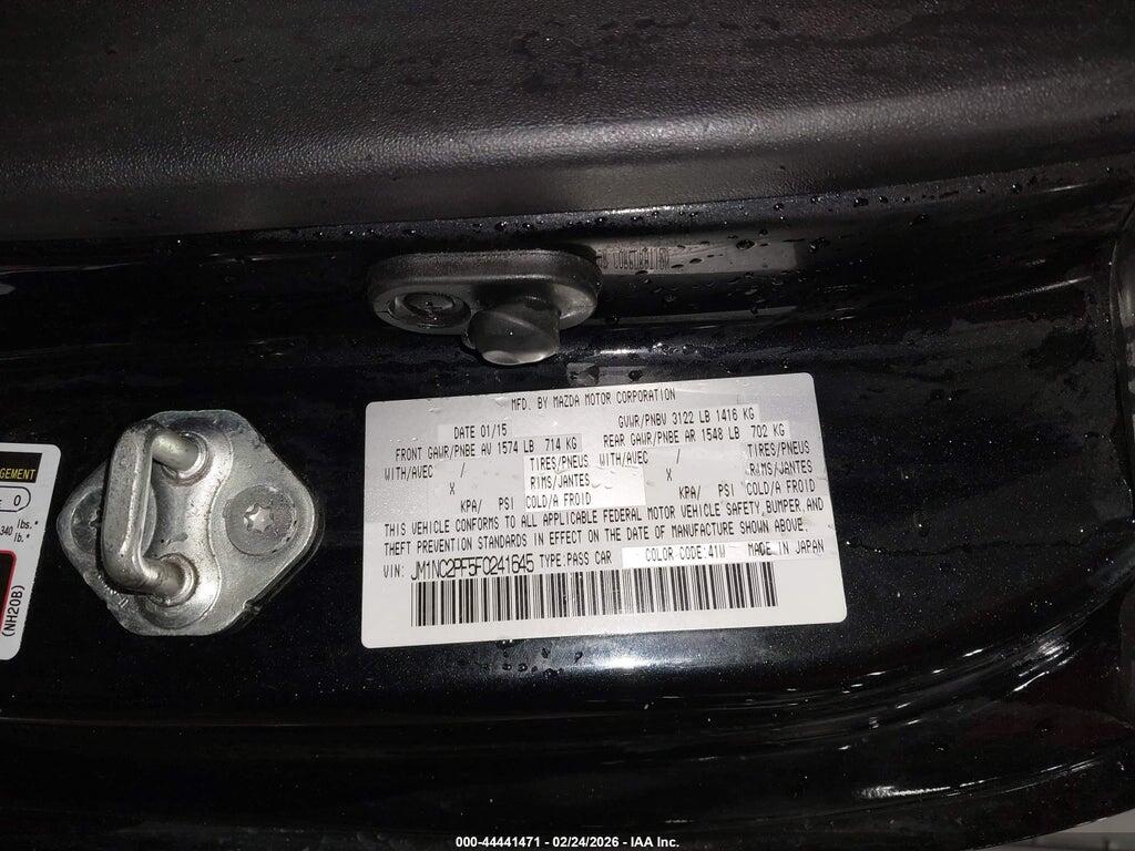 JM1NC2PF5F0241645 2015 MAZDA MX-5 MIATA photo no. 9