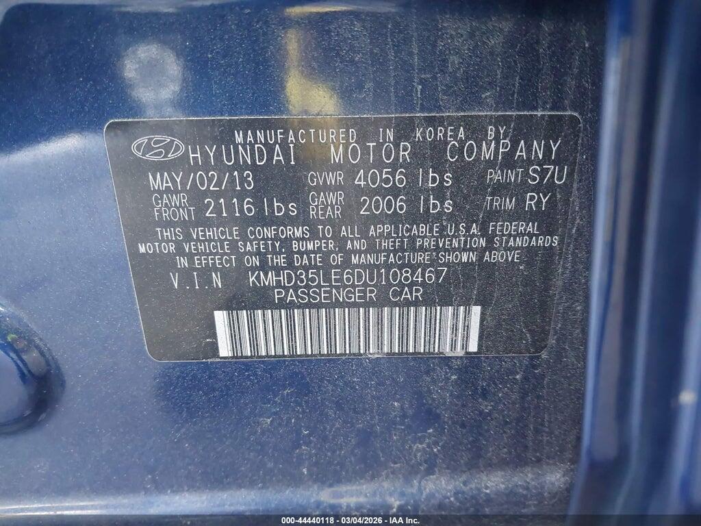 KMHD35LE6DU108467 2013 HYUNDAI ELANTRA GT photo no. 9
