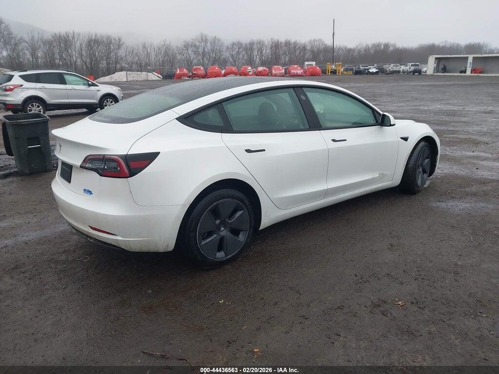 5YJ3E1EB7NF207931 2022 TESLA MODEL 3 photo no. 4