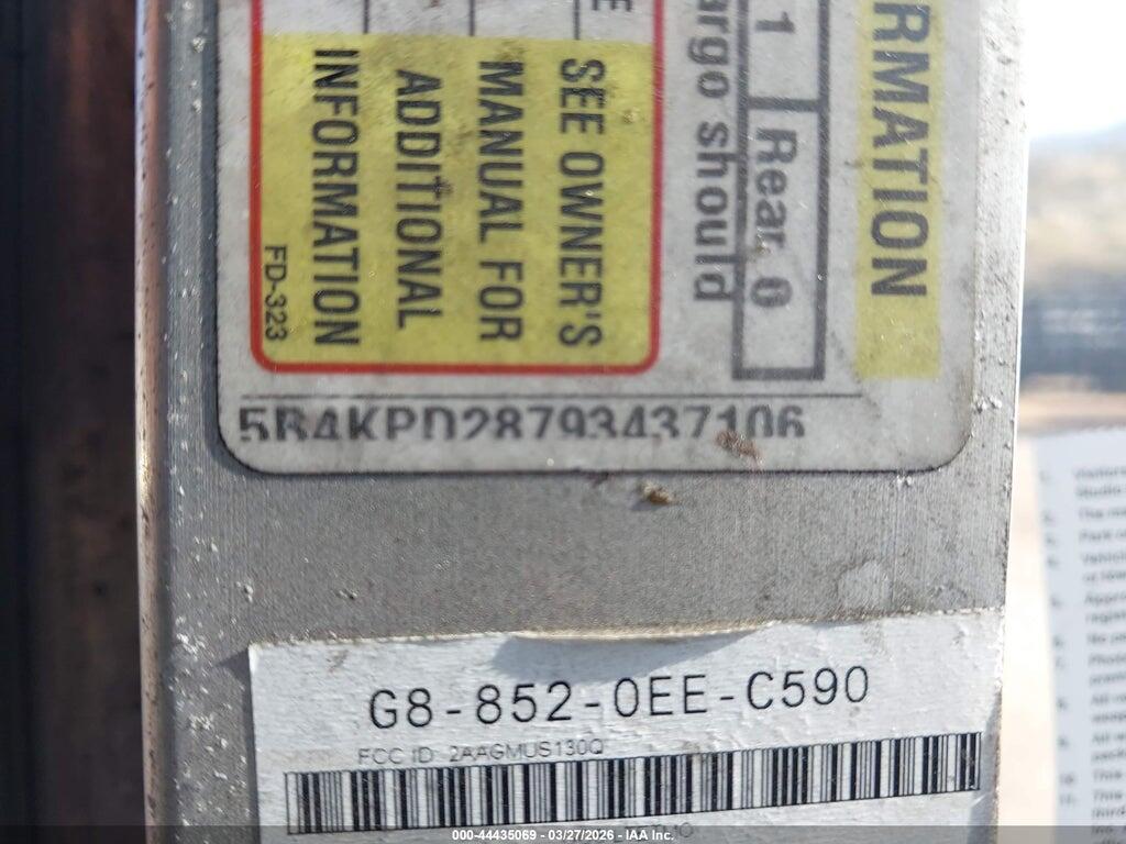 5B4KPD28793437106 2009 WORKHORSE CUSTOM CHASSIS COMMERCIAL CHASSIS photo no. 8