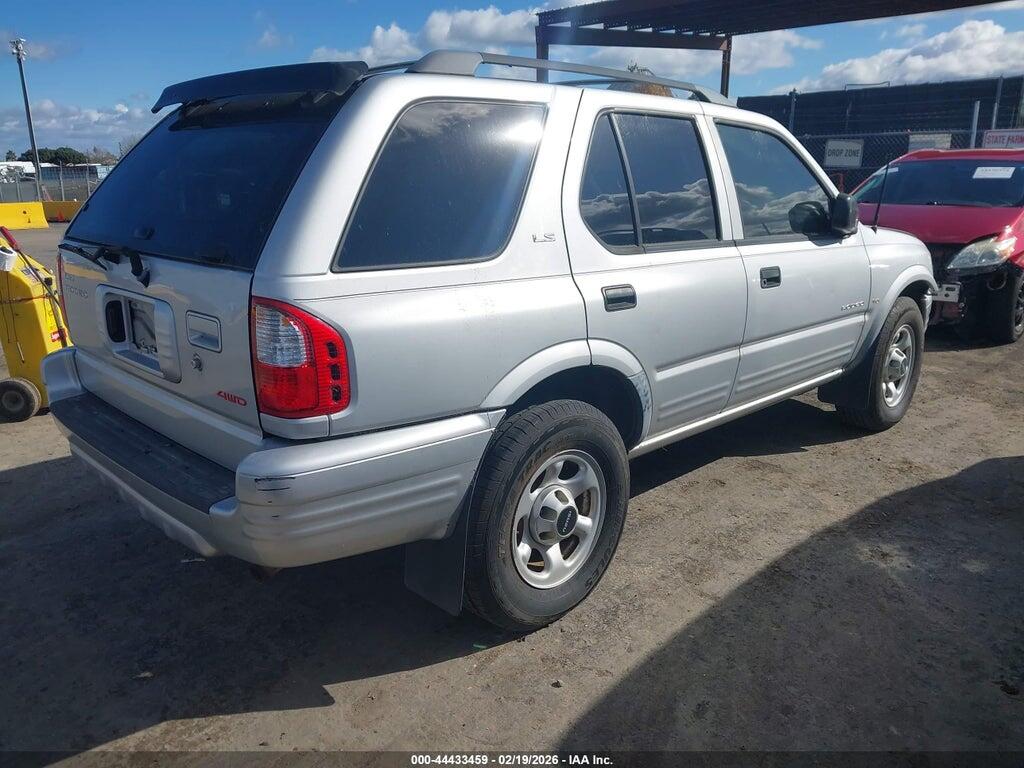 4S2DM58W514318447 2001 ISUZU RODEO photo no. 4