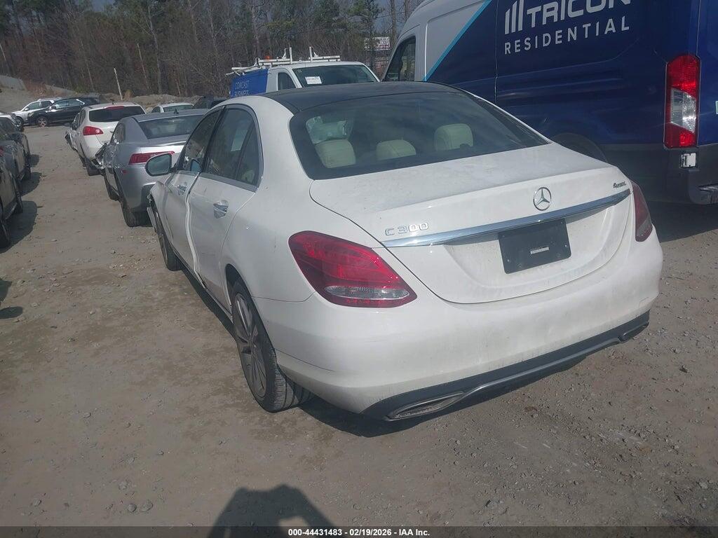 WDDWF4KB2JR424118 2018 MERCEDES-BENZ C 300 photo no. 3