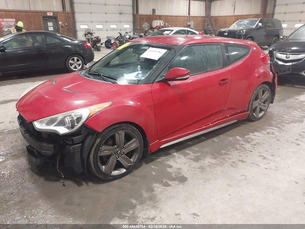 KMHTC6AE9EU206883 2014 HYUNDAI VELOSTER photo no. 2