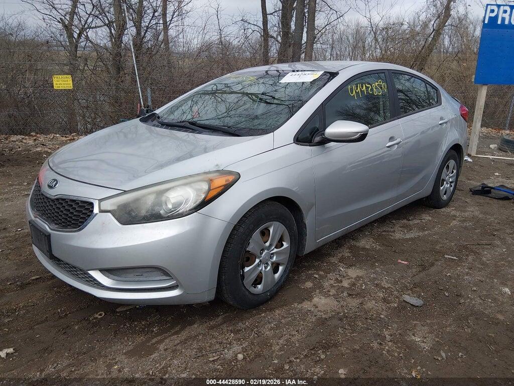 KNAFK4A61G5439393 2016 KIA FORTE photo no. 2