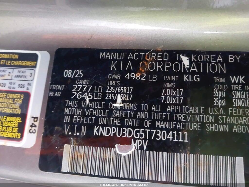 KNDPU3DG5T7304111 2026 KIA SPORTAGE HYBRID photo no. 9