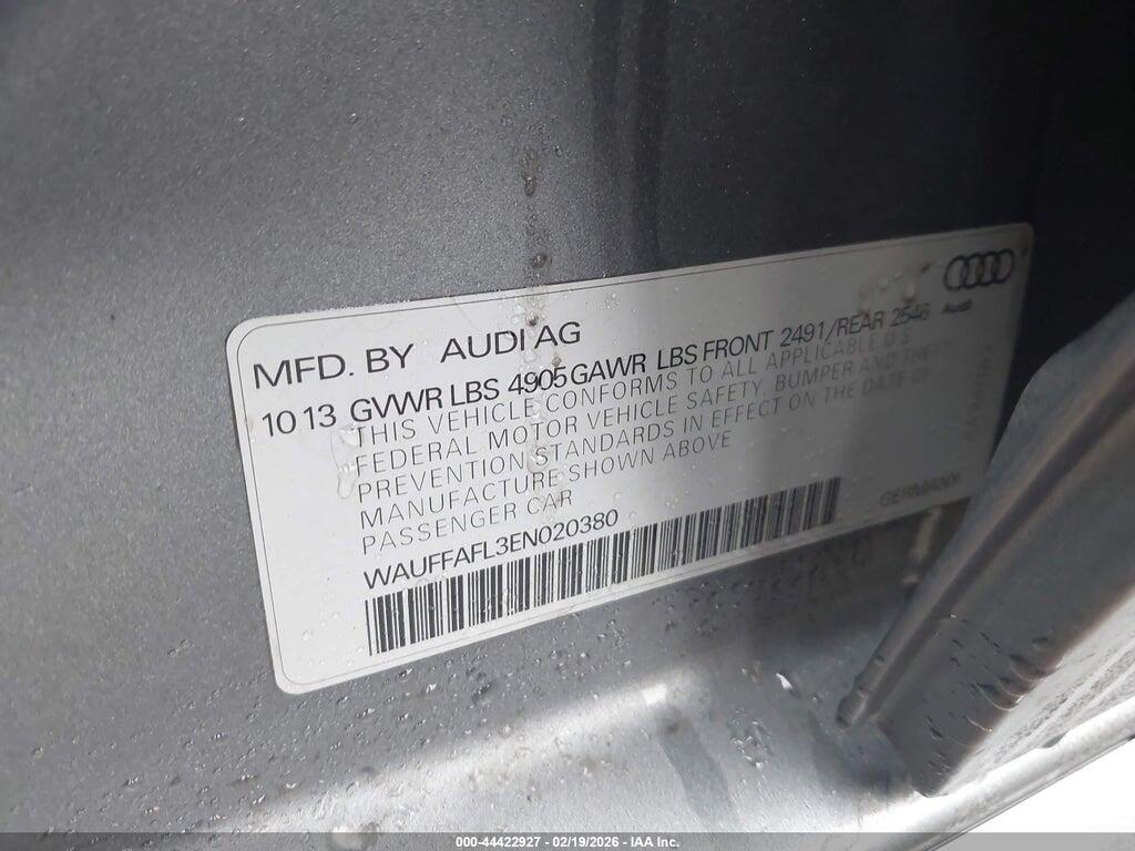 WAUFFAFL3EN020380 2014 AUDI A4 photo no. 8