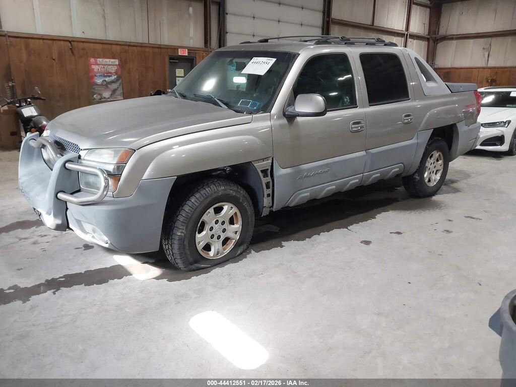 3GNEK13T02G299443 2002 CHEVROLET AVALANCHE 1500 photo no. 2