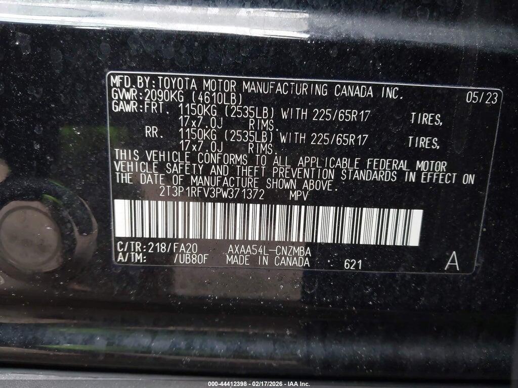 2T3P1RFV3PW371372 2023 TOYOTA RAV4 photo no. 9