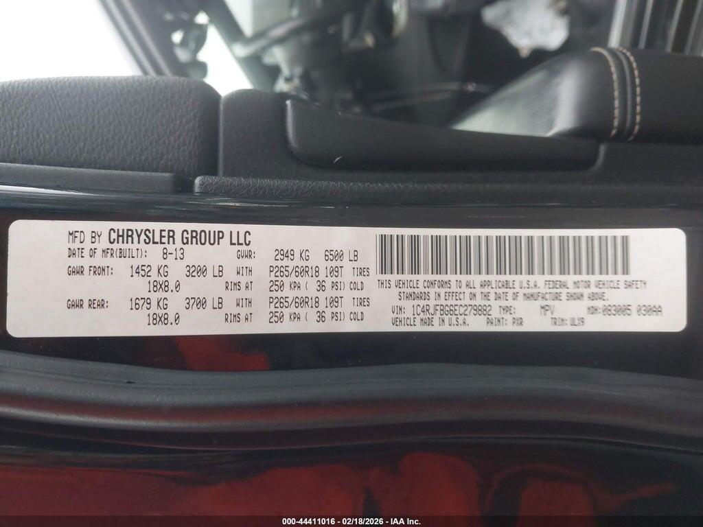 1C4RJFBG6EC279882 2014 JEEP GRAND CHEROKEE photo no. 9