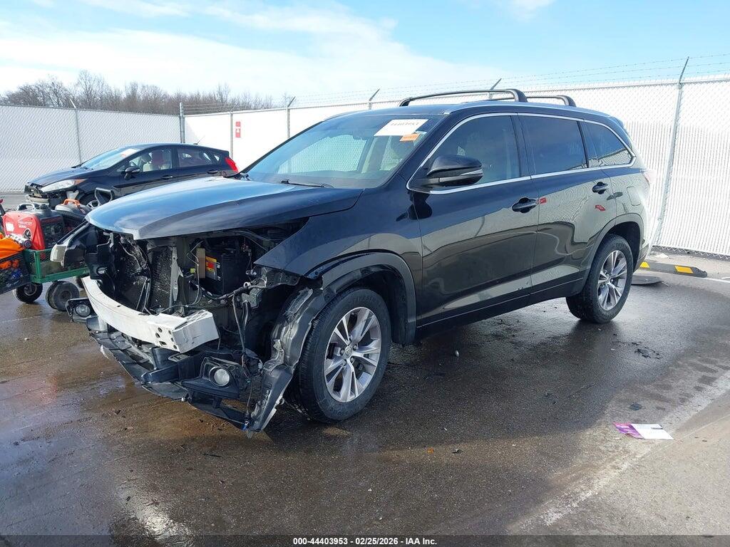 5TDKKRFHXFS072835 2015 TOYOTA HIGHLANDER photo no. 2