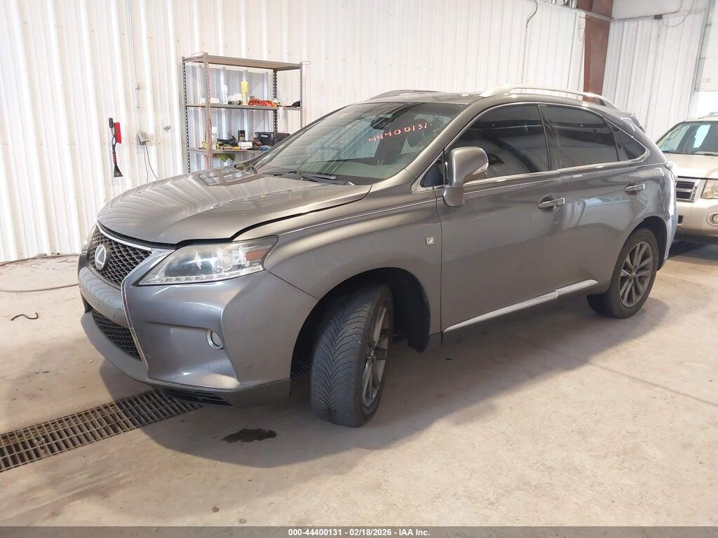 2T2BK1BA9DC221862 2013 LEXUS RX 350 photo no. 2