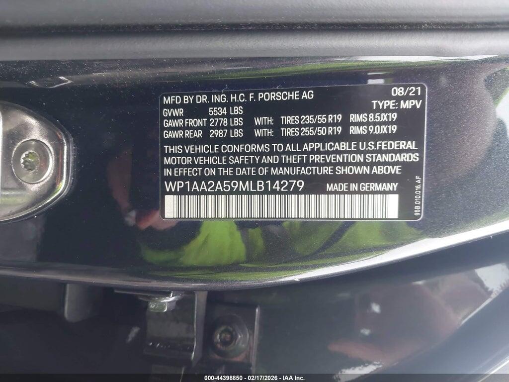 WP1AA2A59MLB14279 2021 PORSCHE MACAN photo no. 9