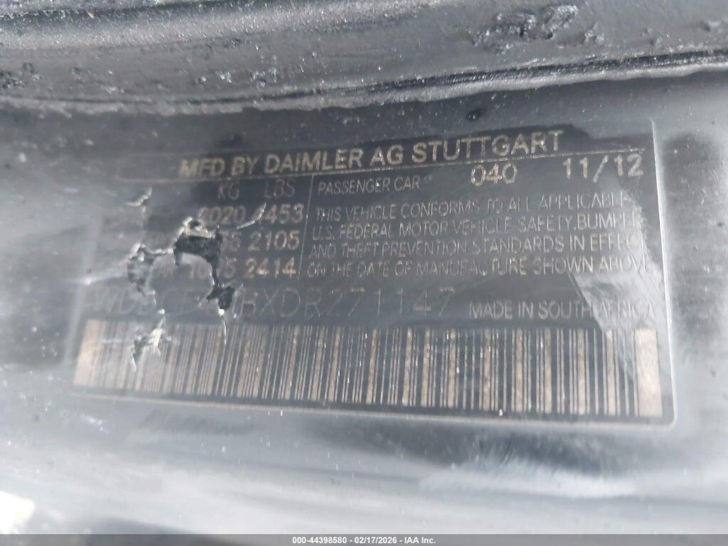 WDDGF4HBXDR271147 2013 MERCEDES-BENZ C 250 photo no. 9