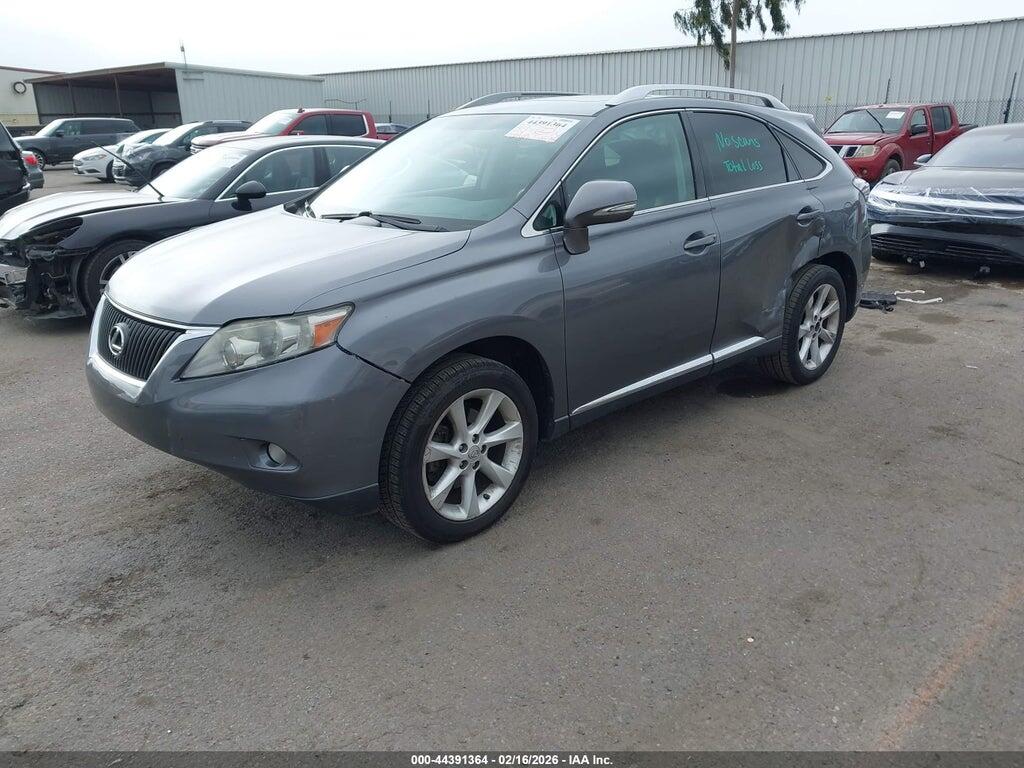 2T2ZK1BA0CC086624 2012 LEXUS RX 350 photo no. 2